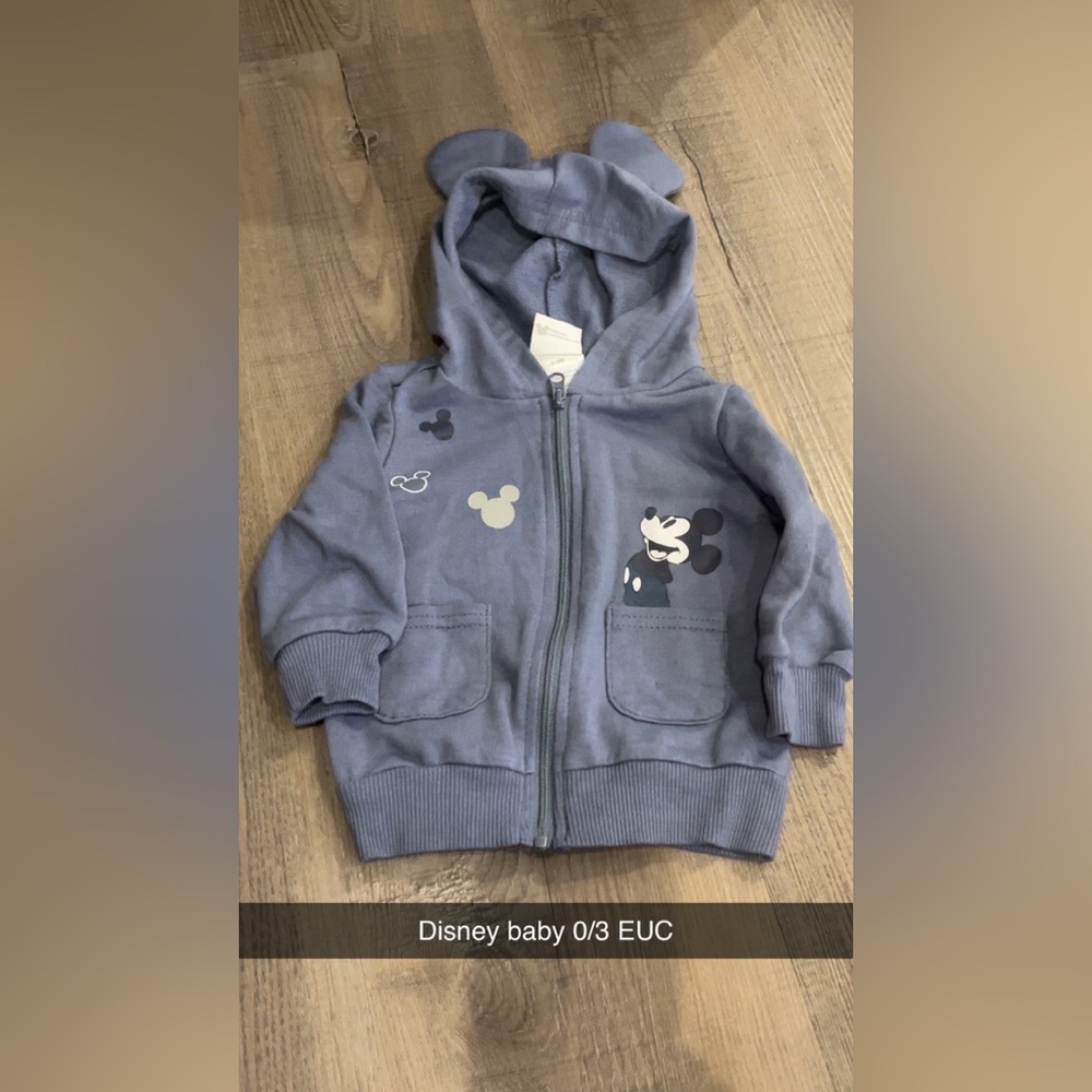 Disney Blue Hoodie Sweatshirt for Kids